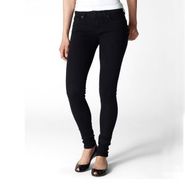 Levi's 535 Juniors Leggings - Black As Night 11997