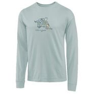 Men Lounge Jake Long Sleeve Crusher Tee 18597