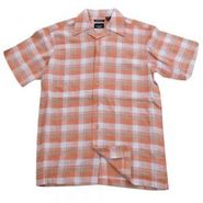 Men Linen Short Sleeve Shirt 432276