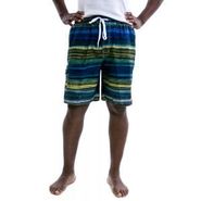 Men Waldo Palm Stripe Swim Shorts 32p26004