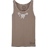 Women Siesta Rib Floral Tank 17815