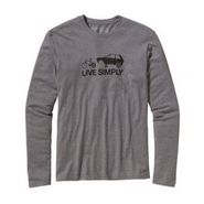 Men Long Sleeve Live Simply Spare Shirt 51721