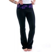 Contour Roll Down Bootleg Flare Pants 590b