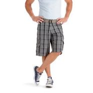 Men Belted Wyoming Short - Grey Curtis Check 218-2