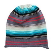 Estrella Striped Slouchy Beanie jabnqest