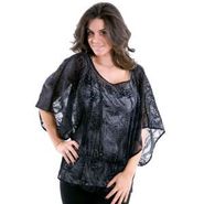 Midnight Mystique Animal Print Top stt10099