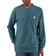 Long Sleeve Workwear Henley k128-mblu