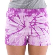 Juniors Spider Tie-Dye Short - Lavender 4000-laven