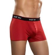 Men Silk Knit Button Pouch Short 6786