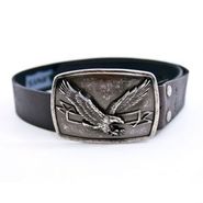 Levi's Men Antique Nickel Eagle Belt 11lv02m4