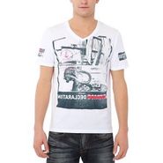 Jeans by David Bitton Men Nufog Short Sleeve V-Nec