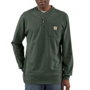 Long Sleeve Workwear Henley k128-olv