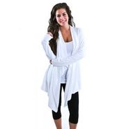 Modal Baby Fleece Short Matrix Cardigans smf-25-wh