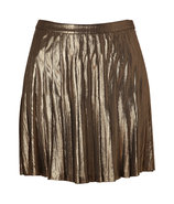 Stardust Metallic Pleated Skirt