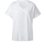 The Oversized Bright White V-Neck T-Shirt