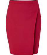 Cranberry Asymmetrical Skirt