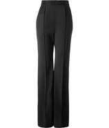 Black Wide Leg Wool Pants