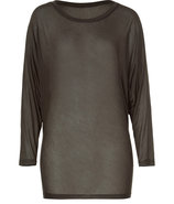 Olive Dolman Sleeve T-Shirt
