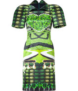 Jade Garden Tea Party Print Dress