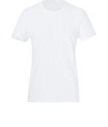 White Cotton Crewneck T-Shirt