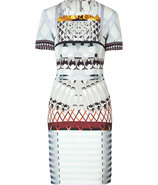 Silver Snowglad Silk Dress for STYLEBOP.com