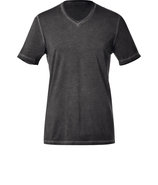 Dark Taupe V-Neck Jersey T-Shirt