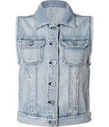 Light Blue Jean Vest