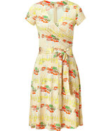 Sand Tie-Waist Silk Jersey Dress