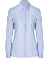 Light Pastel Blue Stretch Cotton Endella Shirt