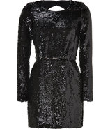 Black Sequined Selita Dress