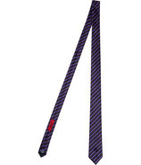 Black/Purple Striped Tie