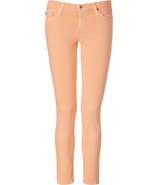 Peach Super Skinny Ankle Jeans