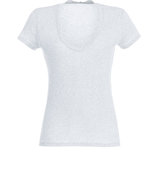 White S/S V-Neck T-Shirt