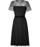 Black Fern Lace Dress