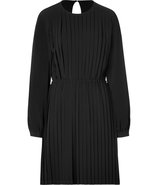 The Annie Black Pleated Dress