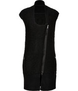 Black Kayla Wool-Blend Waistcoat