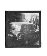 Black London Photo-Print Cotton Hankie