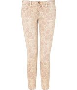 The Stiletto Khaki Paisley 7/8 Jeans
