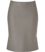 Silver Grey Peplum Skirt