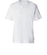 White S/S V-Neck T-Shirt