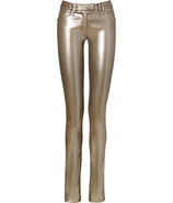 Patina Gold Coated Pants