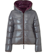 Silver Grey Thia Full Zip Down Jacket