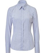 Open Blue Striped Erala Top