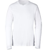 White L/S Crew Neck T-Shirt