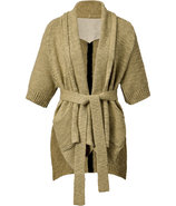Beige Cardigan with Belt