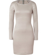 Silver Grey Textural Stretch Dress