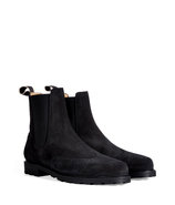 Anthracite Suede Venezianer Chelsea Boots