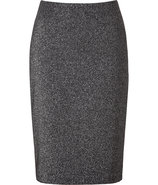Black Silver Lurex Skirt