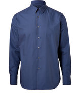 Blue and Grey Checked Classic Shirt