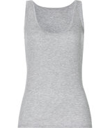 Heather Grey Ribbed Tank Top